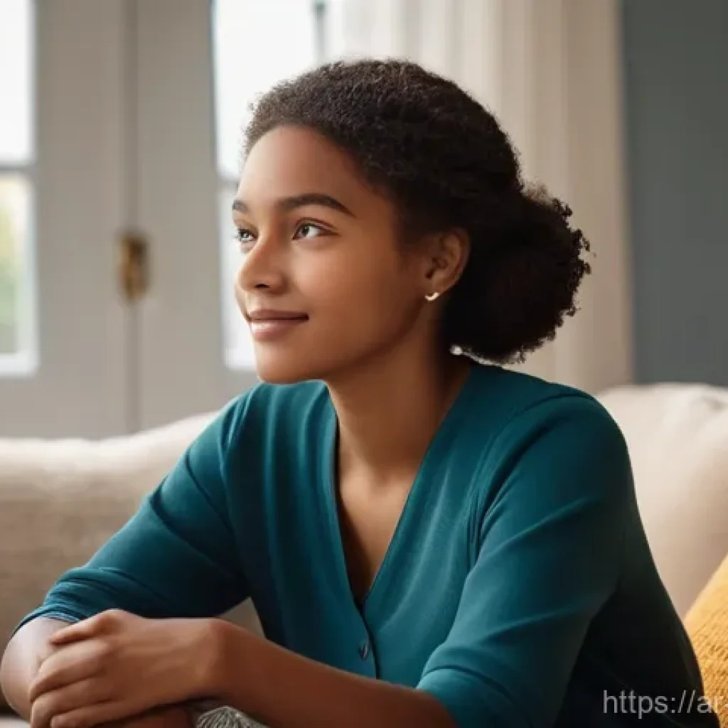 관점 전환 훈련을 위한 인터뷰 기법 - **Prompt 1: Deep Listening and Empathetic Connection**
    "A cozy, sunlit living room with two indi...