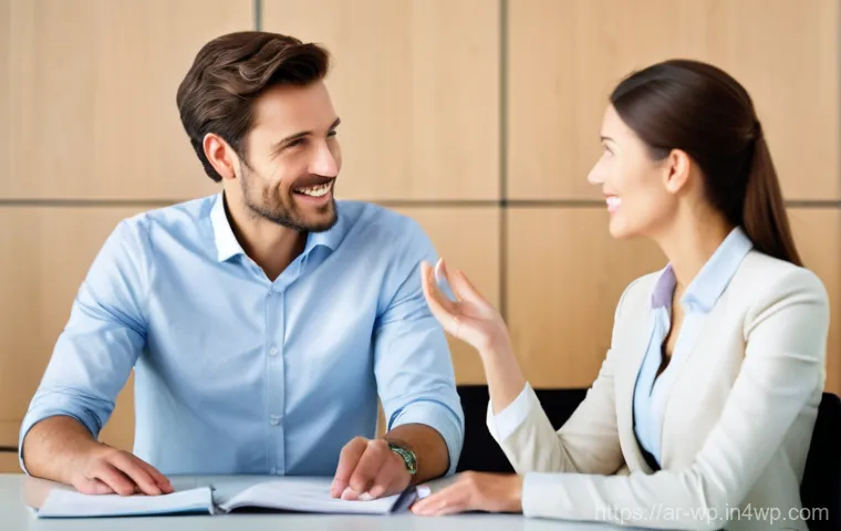 관점 전환 훈련을 위한 인터뷰 기법 - **Prompt 1: Deep Listening and Empathetic Connection**
    "A cozy, sunlit living room with two indi...