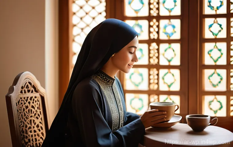 관점 전환을 통한 스트레스 관리 전략 - **Prompt:** A young adult (gender-neutral) stands on a slightly overgrown, winding path, looking tho...