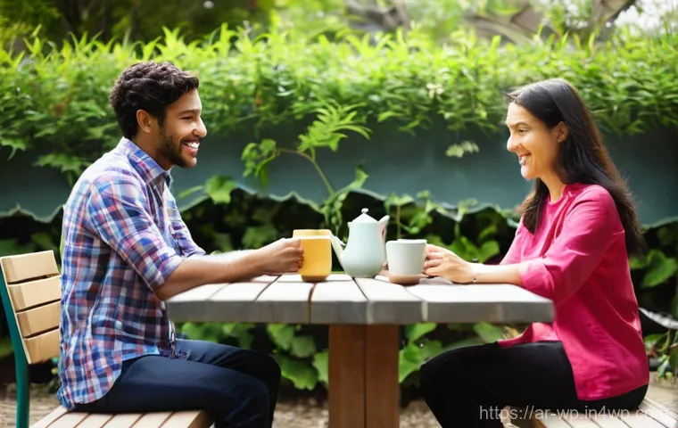 관점 전환을 통한 스트레스 관리 전략 - **Prompt:** A person (a woman in her early 30s) sits peacefully by a large, ornate window, holding a...