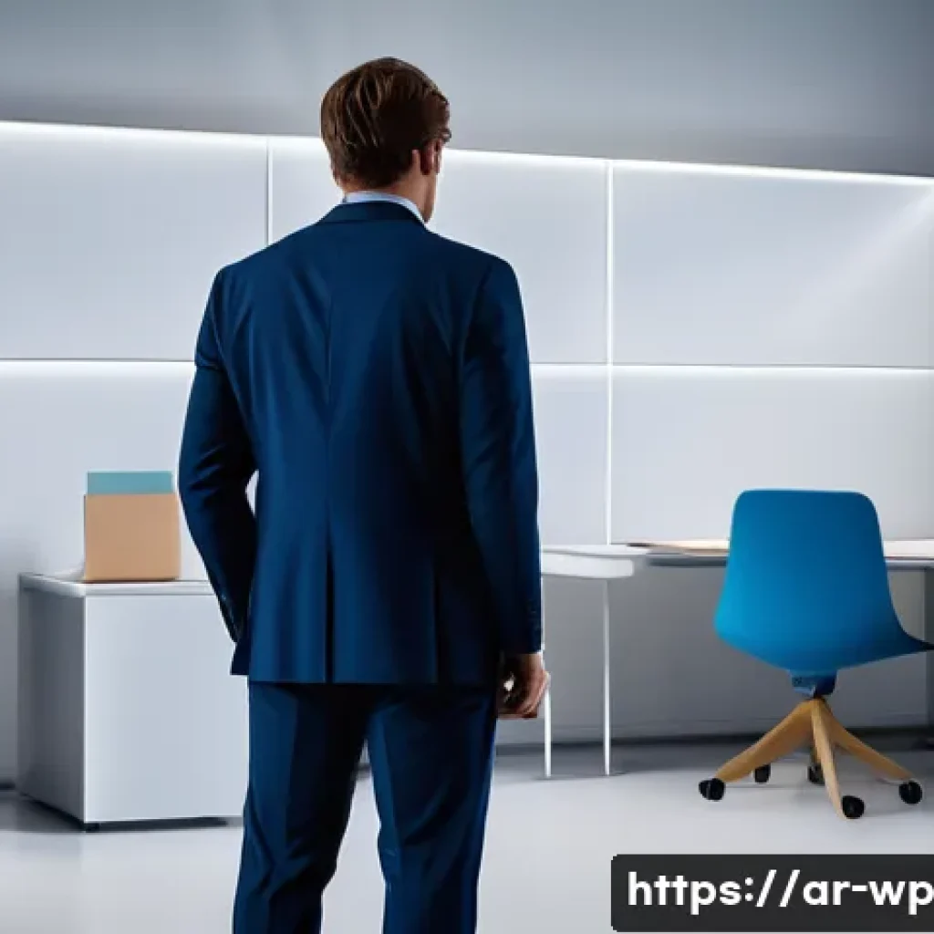 관점 전환 훈련을 위한 자원 활용하기 - **Prompt:** A young adult, dressed in smart-casual attire suitable for a professional setting, stand...